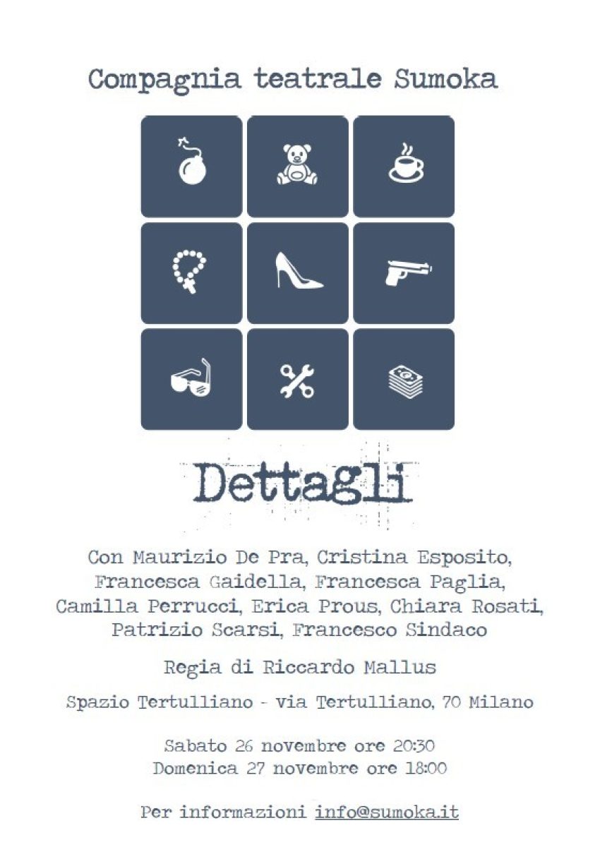 La locandina di "Dettagli"